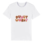 100% Organic Unisex T-shirt/Donut-Worry - Enet Images