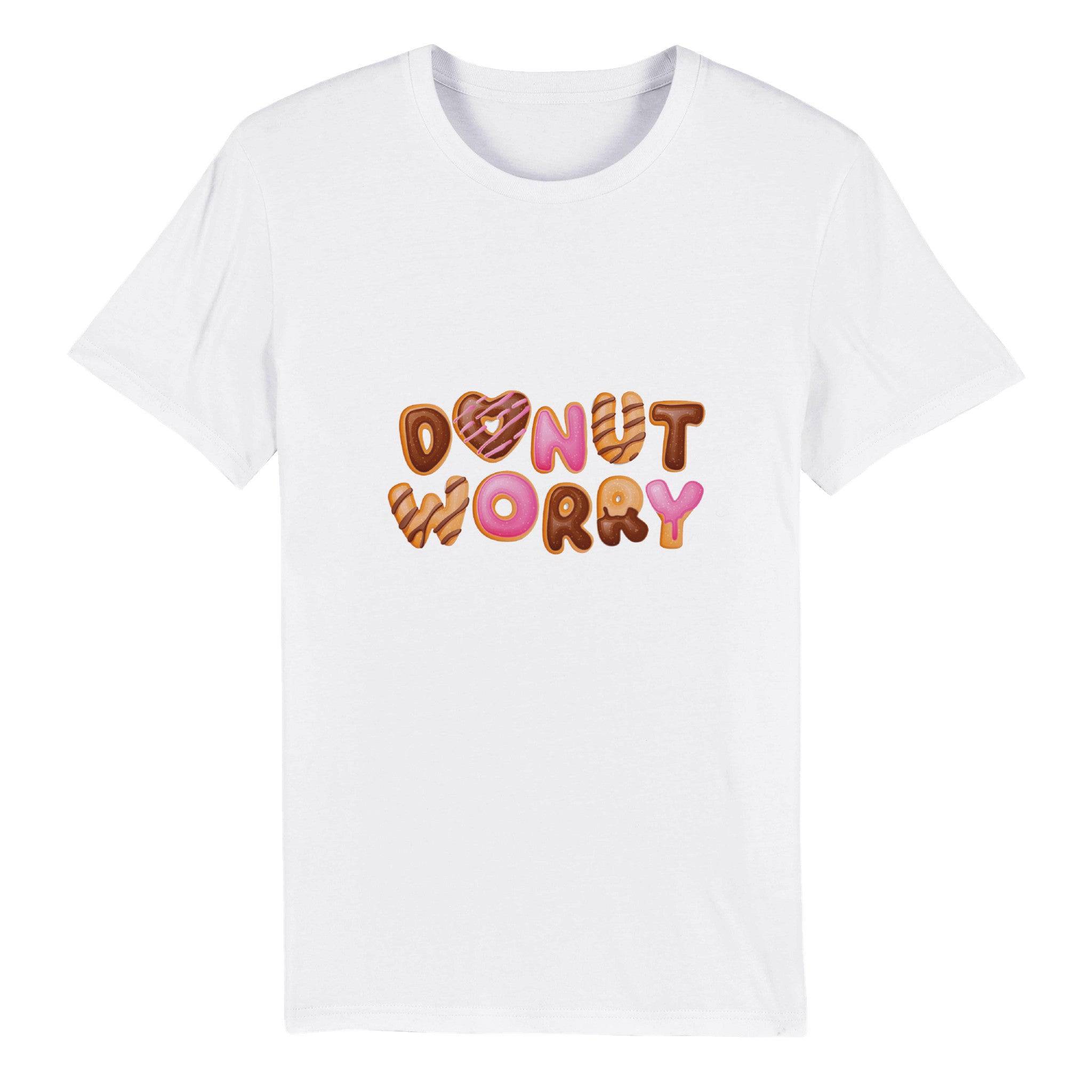 100% Organic Unisex T-shirt/Donut-Worry - Enet Images