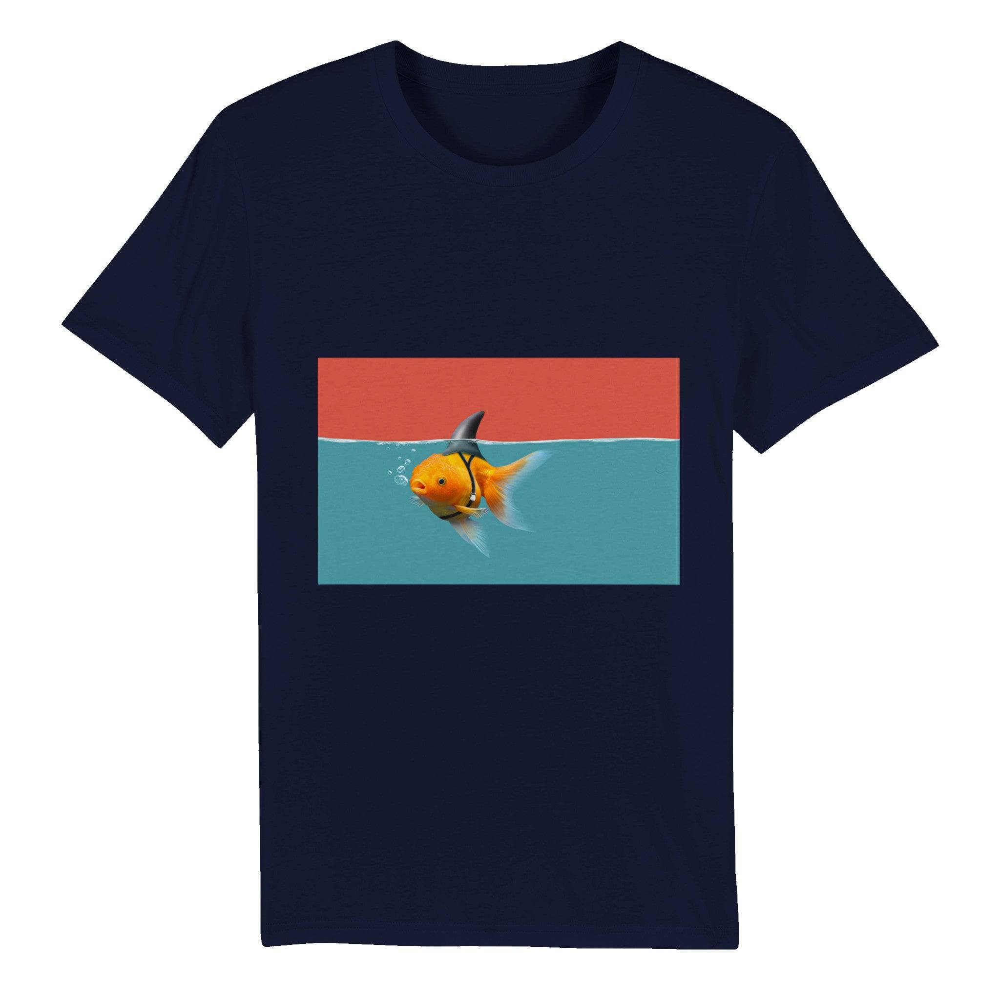 100% Organic Unisex T-shirt/Fish-Shark - Enet Images