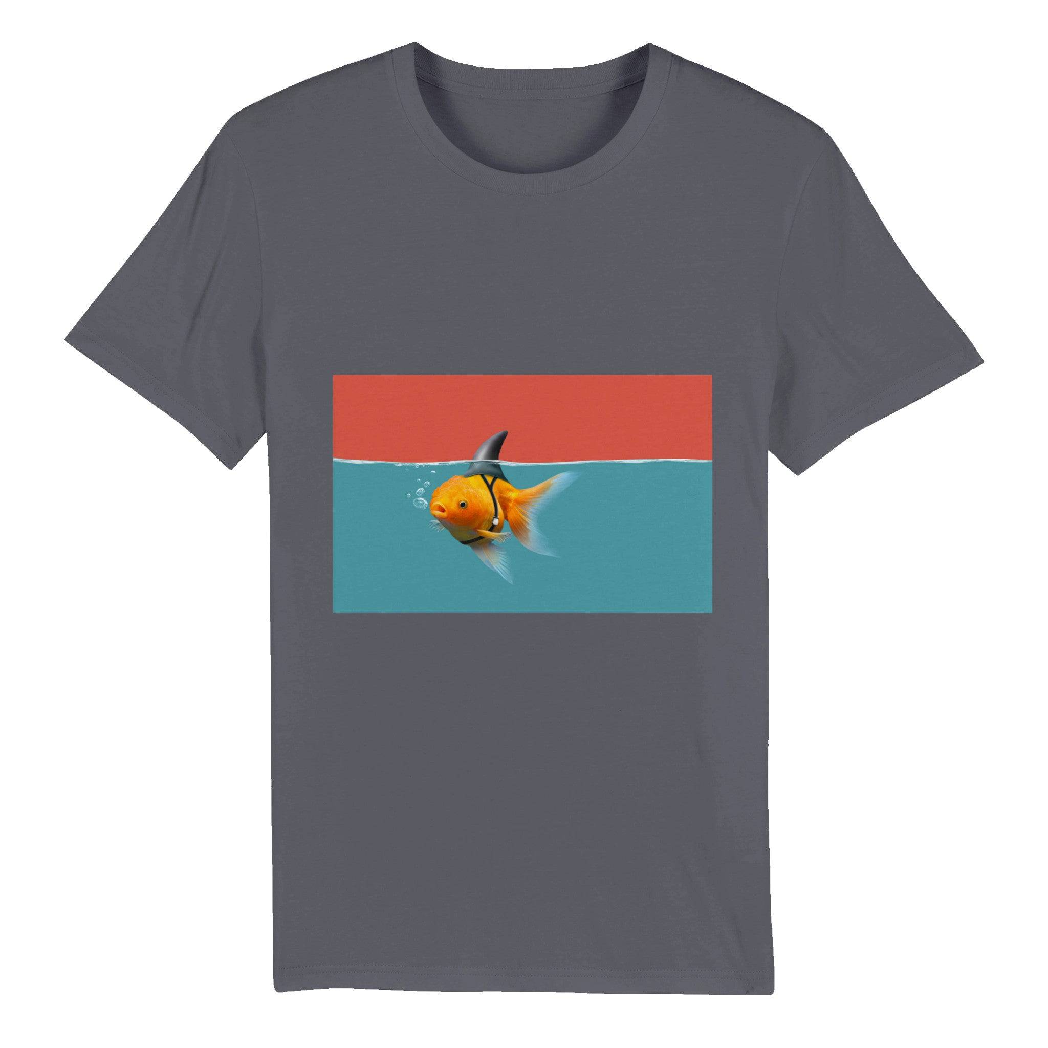 100% Organic Unisex T-shirt/Fish-Shark - Enet Images