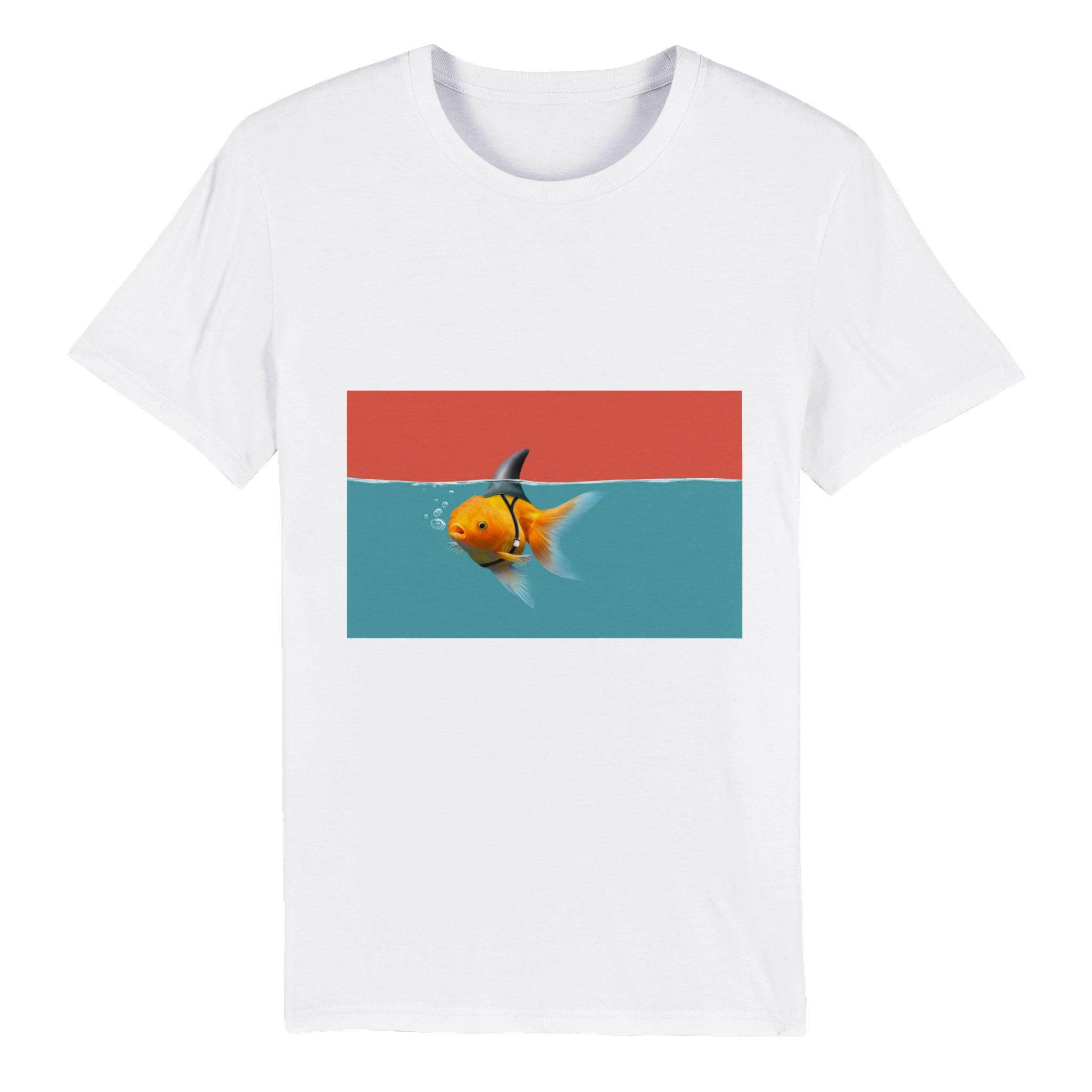 100% Organic Unisex T-shirt/Fish-Shark - Enet Images