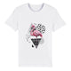 100% Organic Unisex T-shirt-Flamingo-Abstract - Enet Images