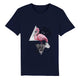 100% Organic Unisex T-shirt-Flamingo-Abstract - Enet Images