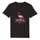 100% Organic Unisex T-shirt/Flamingo-Tropical-Paradise - Enet Images