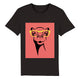 100% Organic Unisex T-shirt/Giraffe-Glasses - Enet Images
