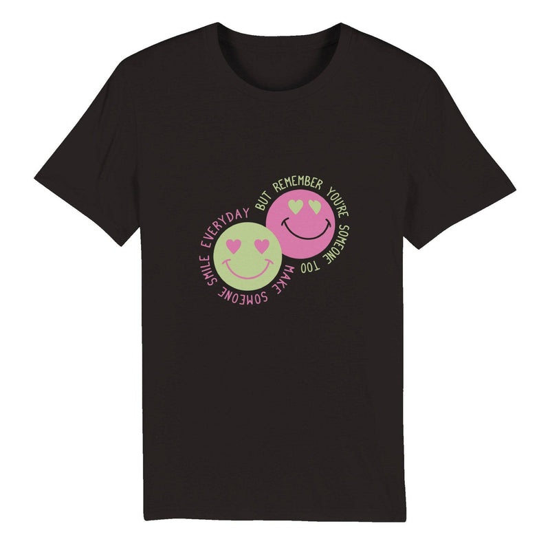 100% Organic Unisex T-shirt/Make-Someone-Smile - Enet Images