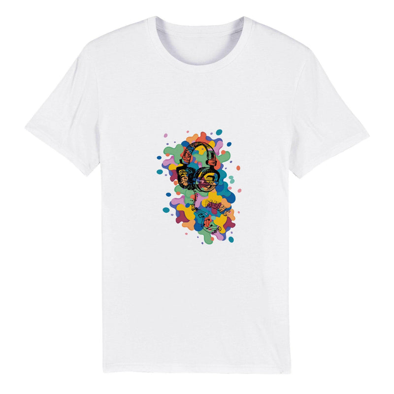 100% Organic Unisex T-shirt/Music-Color - Enet Images