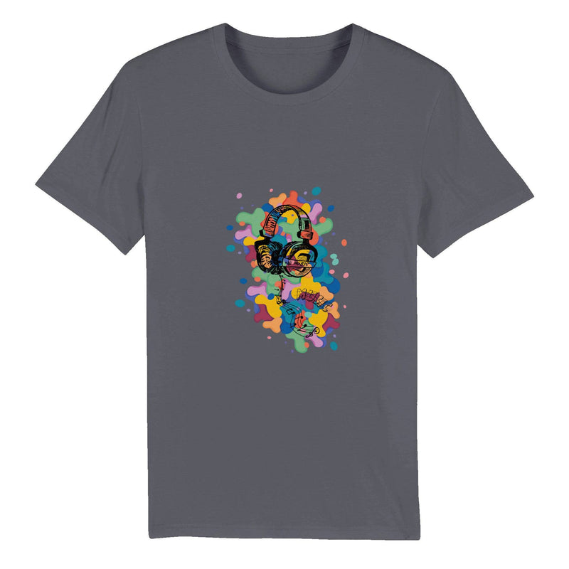 100% Organic Unisex T-shirt/Music-Color - Enet Images