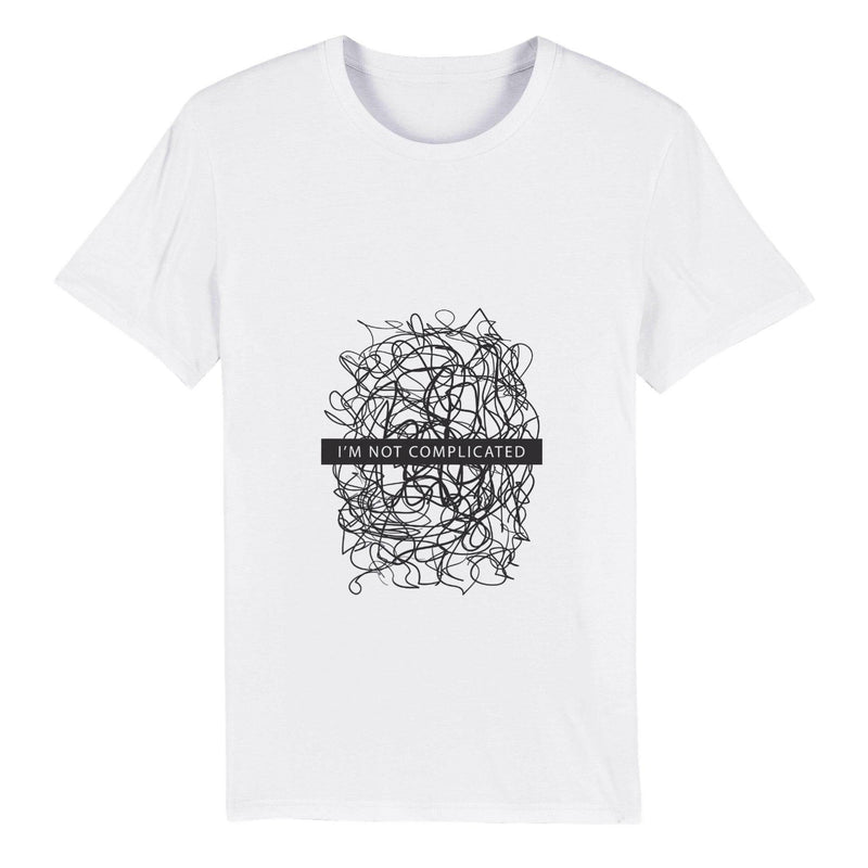 100% Organic Unisex T-shirt/Not-Complicated - Enet Images