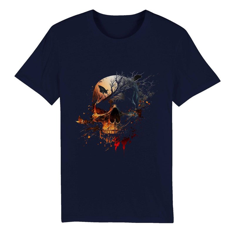 100% Organic Unisex T-shirt/Skull - Enet Images
