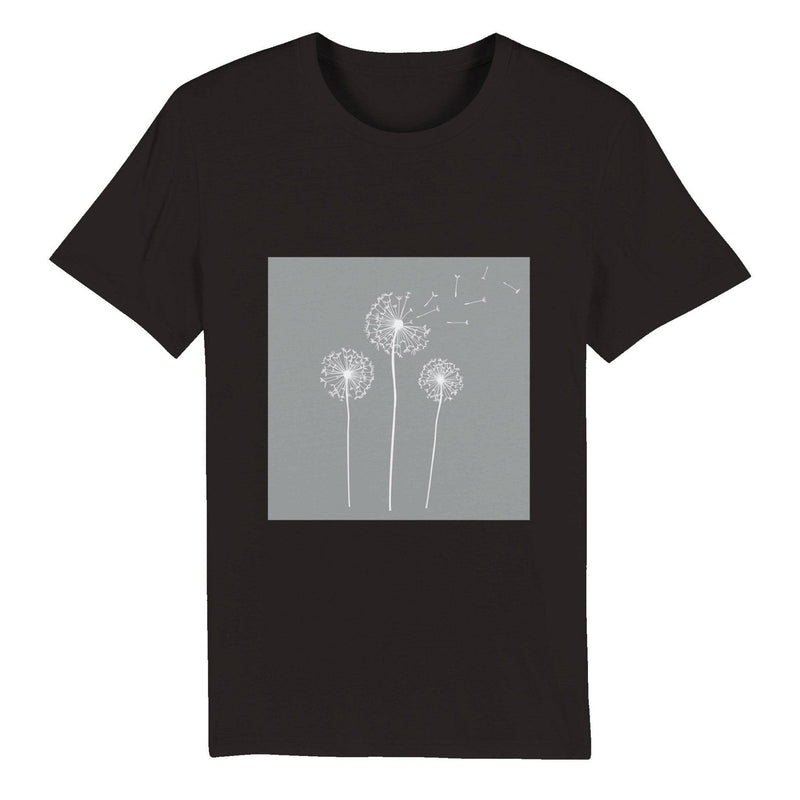 100% Organic Unisex T-shirt/Wind-Flowers - Enet Images