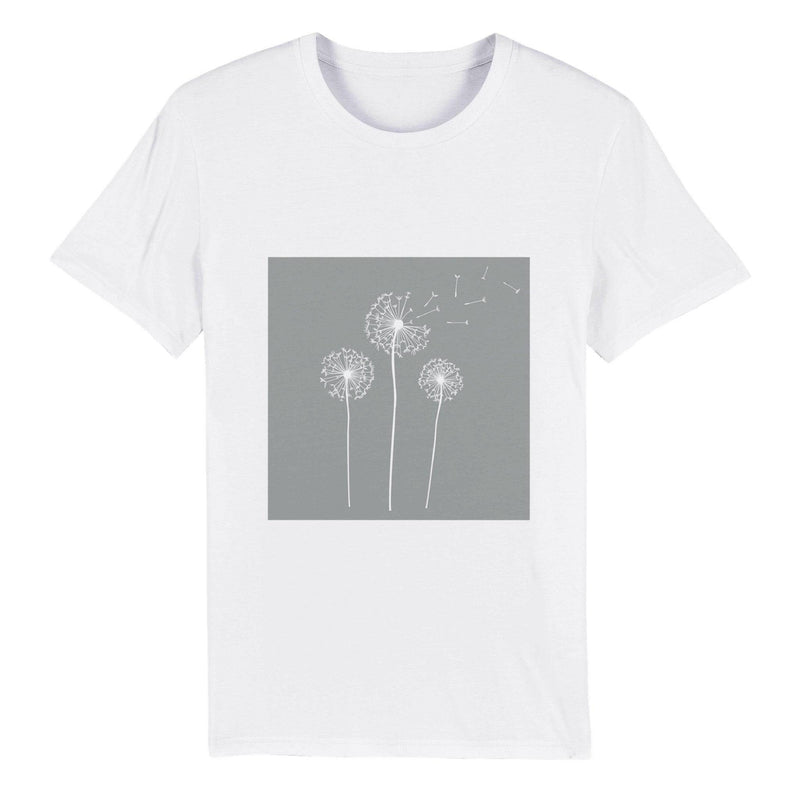 100% Organic Unisex T-shirt/Wind-Flowers - Enet Images