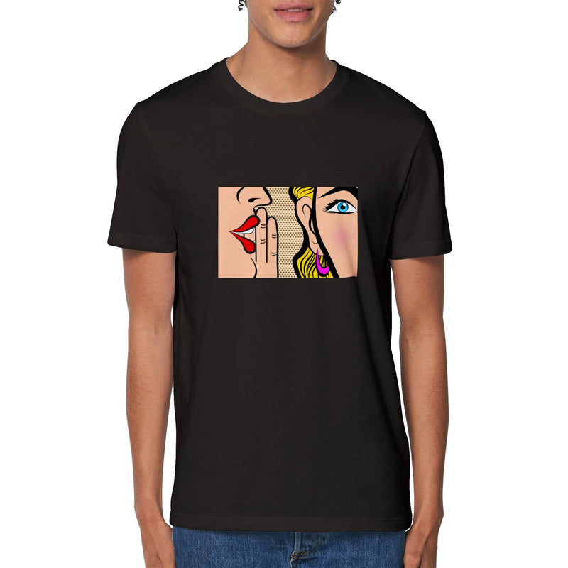 100% Organic Unisex T-shirt/Women's-Secrets - Enet Images