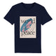 100% Organic Unisex T-shirt/World-Peace - Enet Images