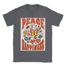 Budget Unisex Crewneck T-shirt/Peace-Happiness - Enet Images