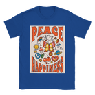 Budget Unisex Crewneck T-shirt/Peace-Happiness - Enet Images