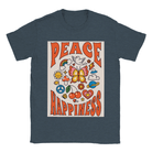 Budget Unisex Crewneck T-shirt/Peace-Happiness - Enet Images