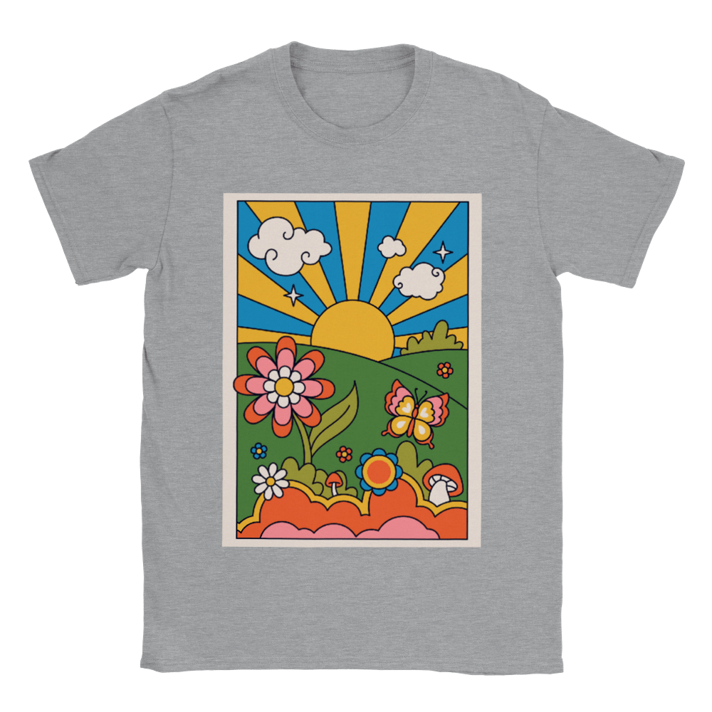 Budget Unisex Crewneck T-shirt/Peace-Nature - Enet Images