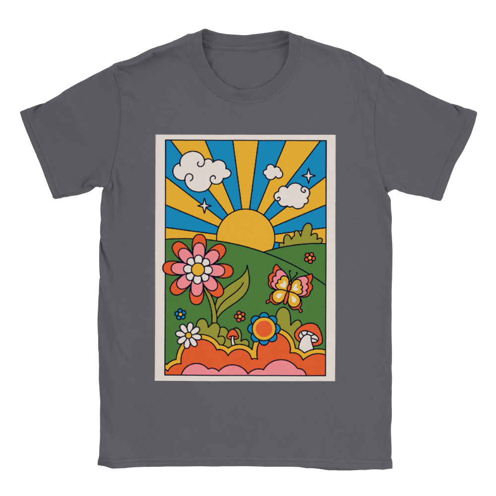 Budget Unisex Crewneck T-shirt/Peace-Nature - Enet Images