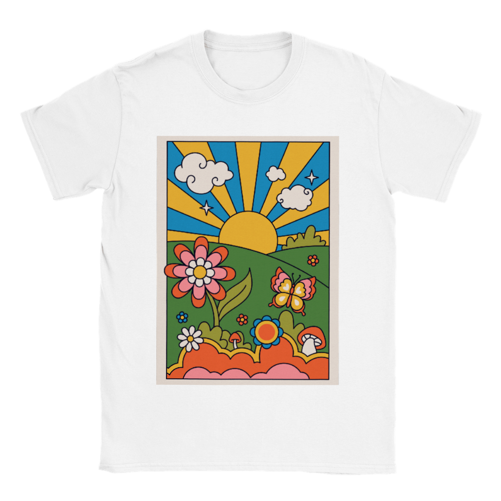 Budget Unisex Crewneck T-shirt/Peace-Nature - Enet Images