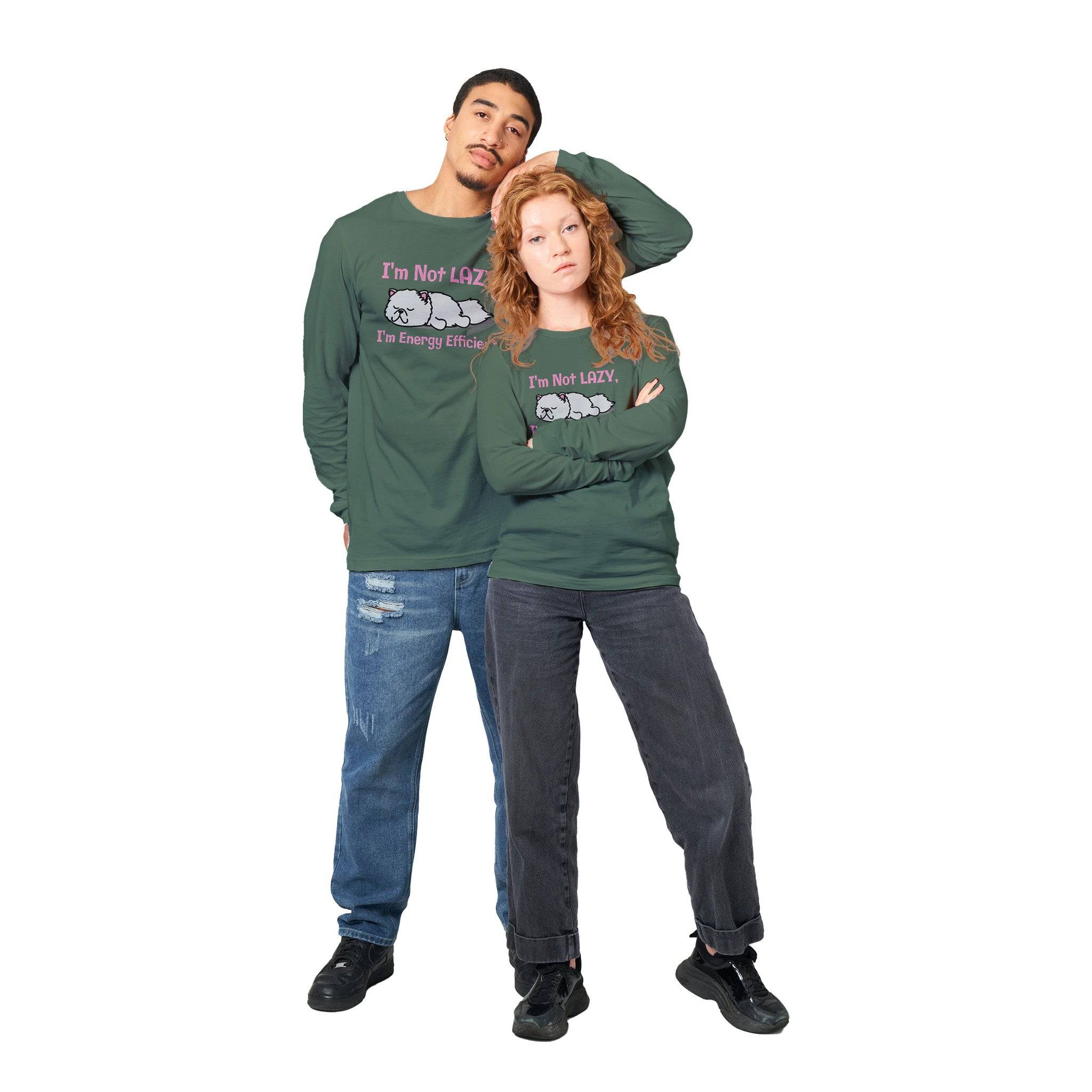 unisex Long sleeve tee/Energy-Efficient - Enet Images