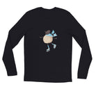 unisex Long sleeve tee/Funny-Sheep-Ice-Skates - Enet Images