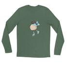 unisex Long sleeve tee/Funny-Sheep-Ice-Skates - Enet Images