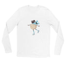 unisex Long sleeve tee/Funny-Sheep-Ice-Skates - Enet Images