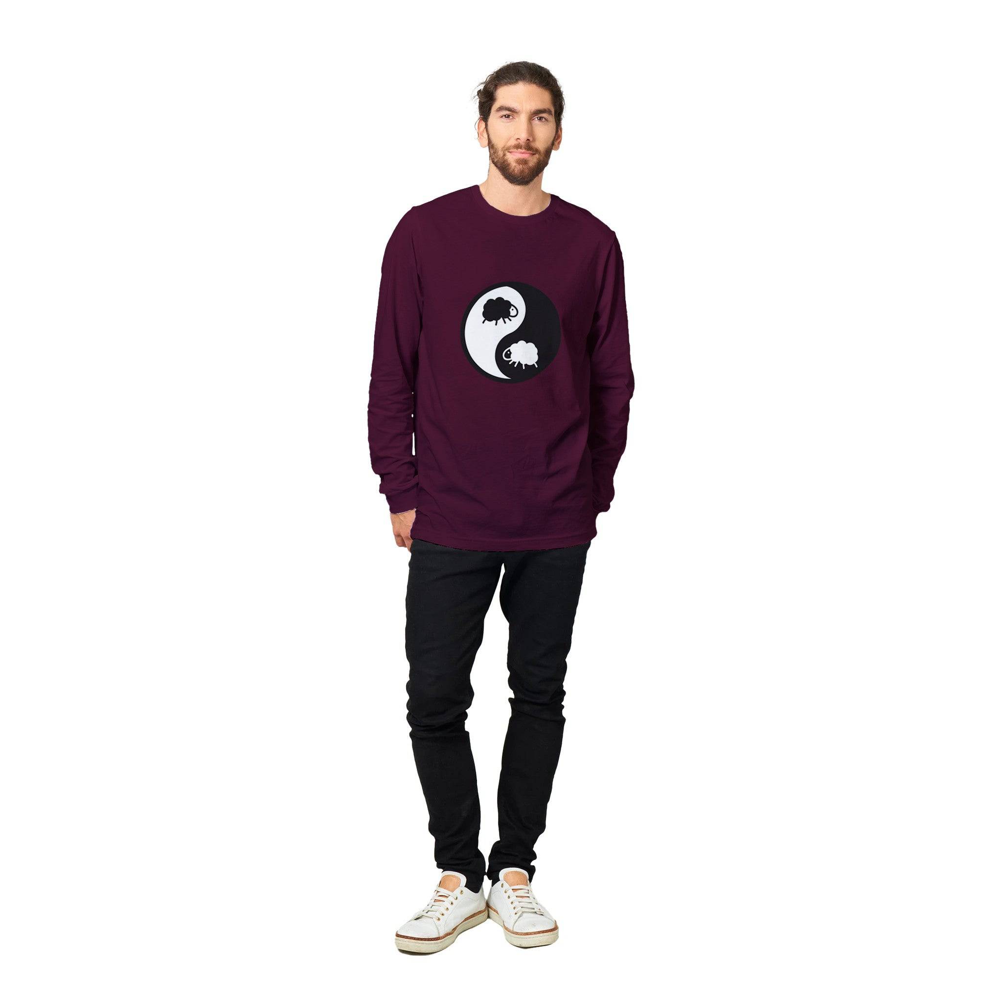 unisex Long sleeve tee/Good-And-Bad-Sheep - Enet Images