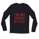 unisex Long sleeve tee/Iam-Not-Arguing - Enet Images