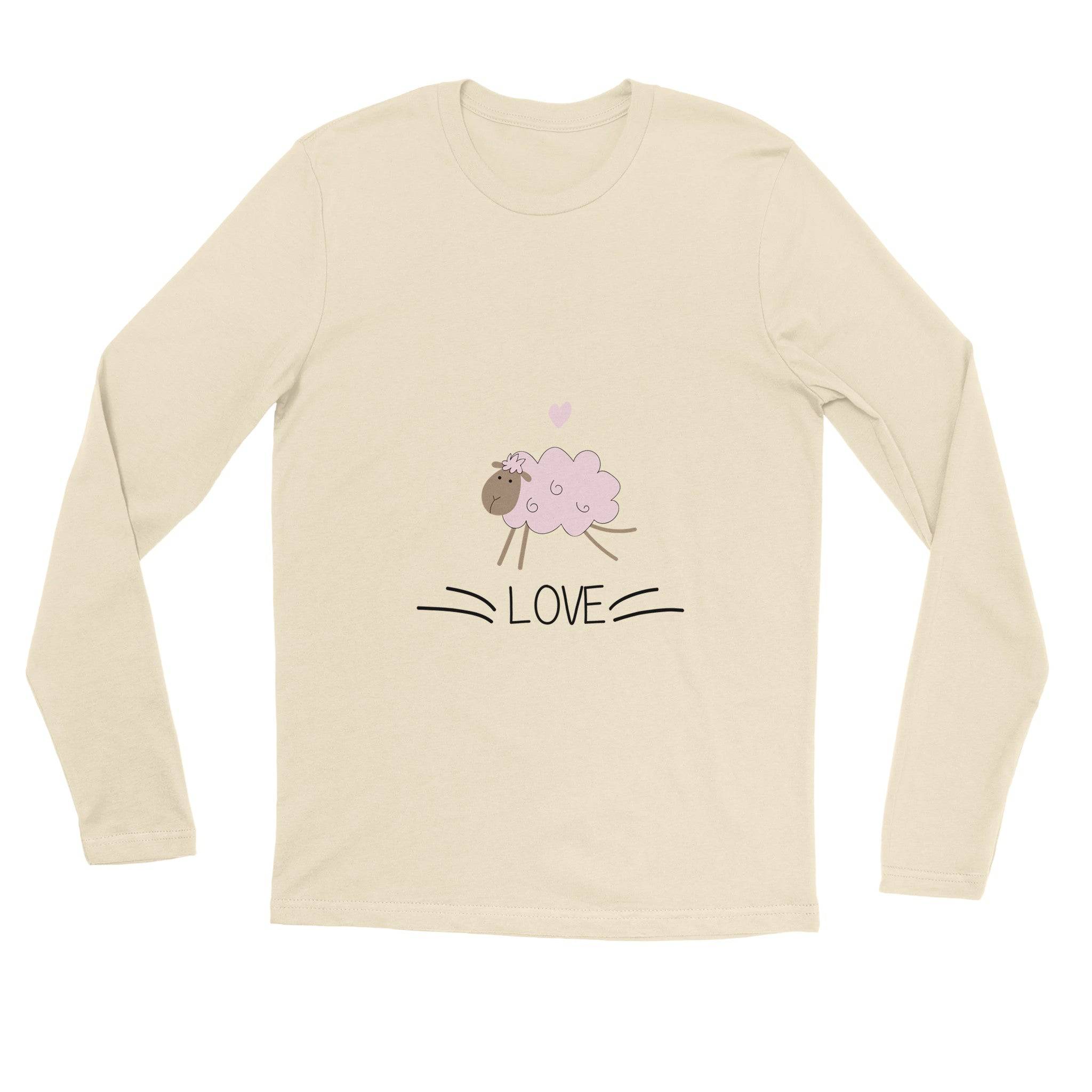 unisex Long sleeve tee/Love-Sheep - Enet Images