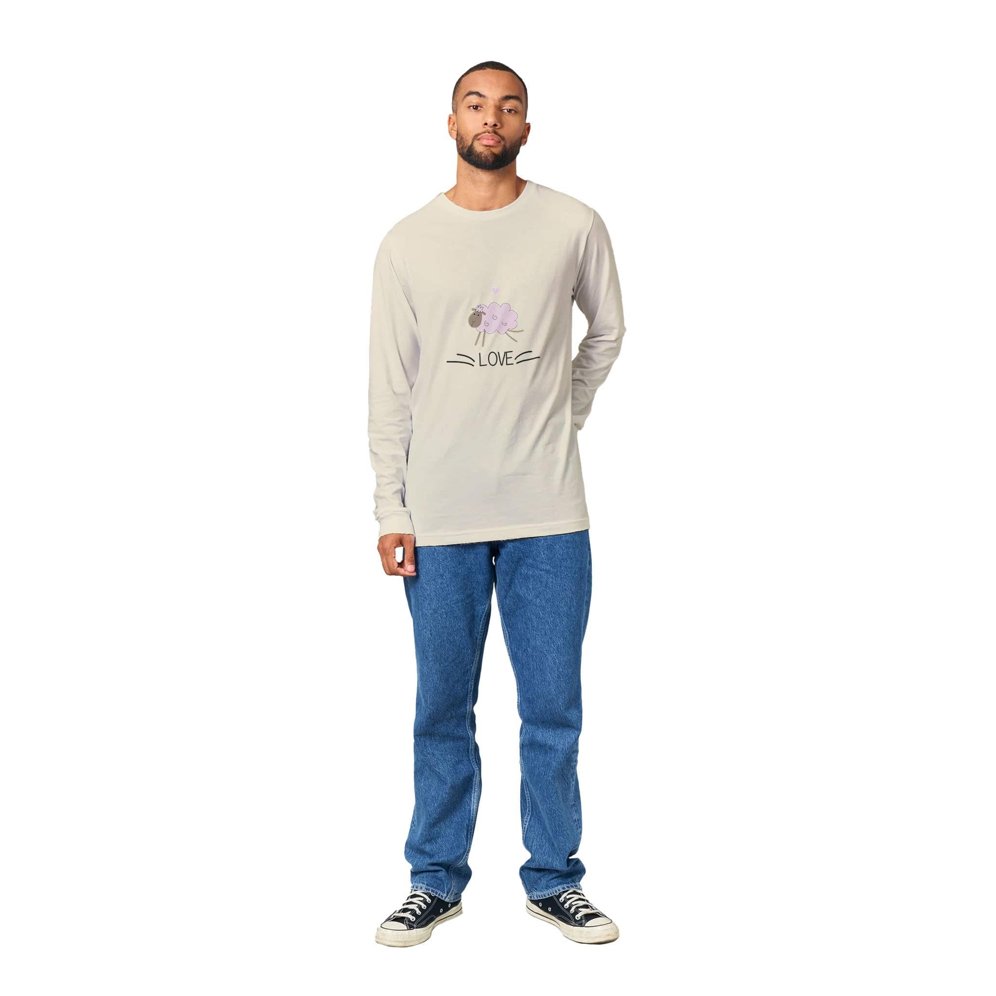 unisex Long sleeve tee/Love-Sheep - Enet Images