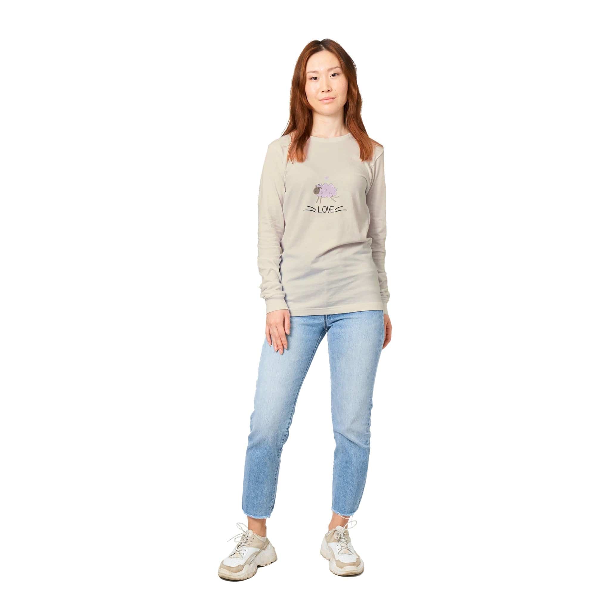 unisex Long sleeve tee/Love-Sheep - Enet Images