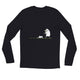unisex Long sleeve tee/Sheep-Cutting-The-Lawn - Enet Images