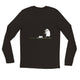 unisex Long sleeve tee/Sheep-Cutting-The-Lawn - Enet Images