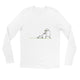 unisex Long sleeve tee/Sheep-Cutting-The-Lawn - Enet Images