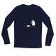 unisex Long sleeve tee/Sheep-Cutting-The-Lawn - Enet Images