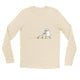 unisex Long sleeve tee/Sheep-Cutting-The-Lawn - Enet Images