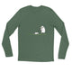 unisex Long sleeve tee/Sheep-Cutting-The-Lawn - Enet Images