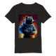 Organic Kids Crewneck T-shirt/Astronaut-Bear - Enet Images