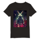 Organic Kids Crewneck T-shirt/Astronaut-Rabbit - Enet Images