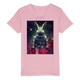 Organic Kids Crewneck T-shirt/Astronaut-Rabbit - Enet Images