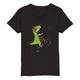 Organic Kids Crewneck T-shirt/Dino-Roar - Enet Images