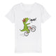 Organic Kids Crewneck T-shirt/Dino-Roar - Enet Images