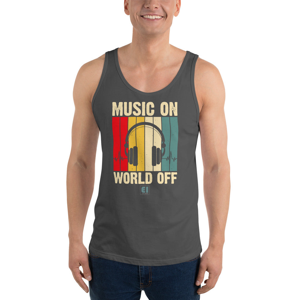 Men’s Staple Tank Top/Music-On