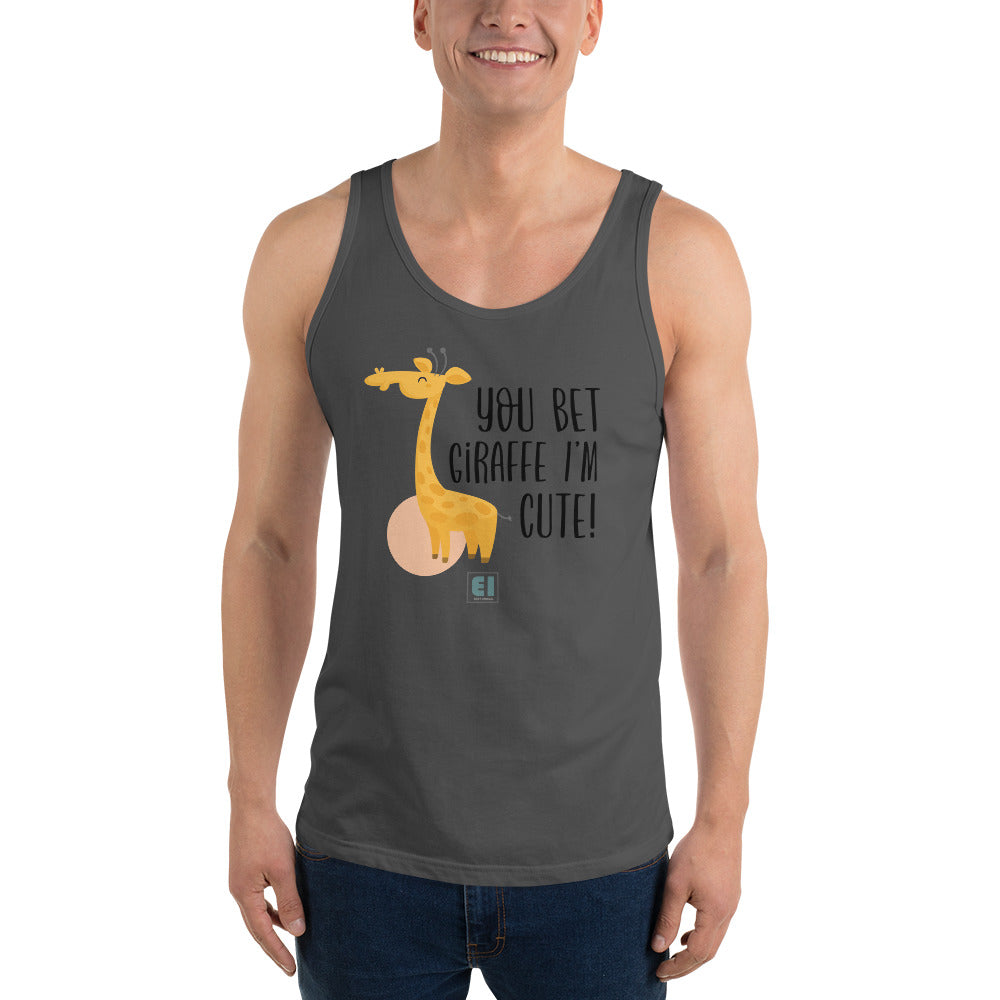 Men’s Staple Tank Top/Giraffe