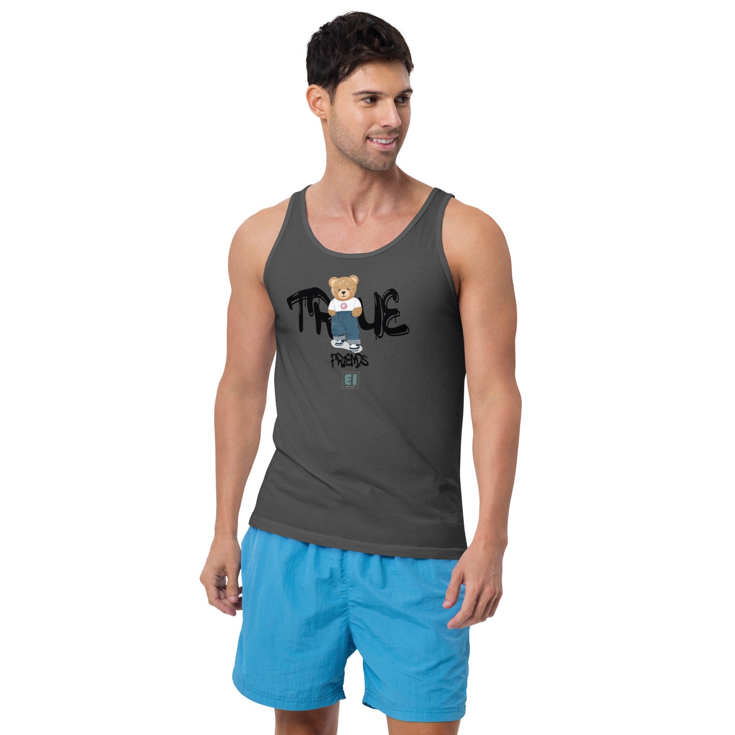 Men’s Staple Tank Top/Teddy-Bear-True