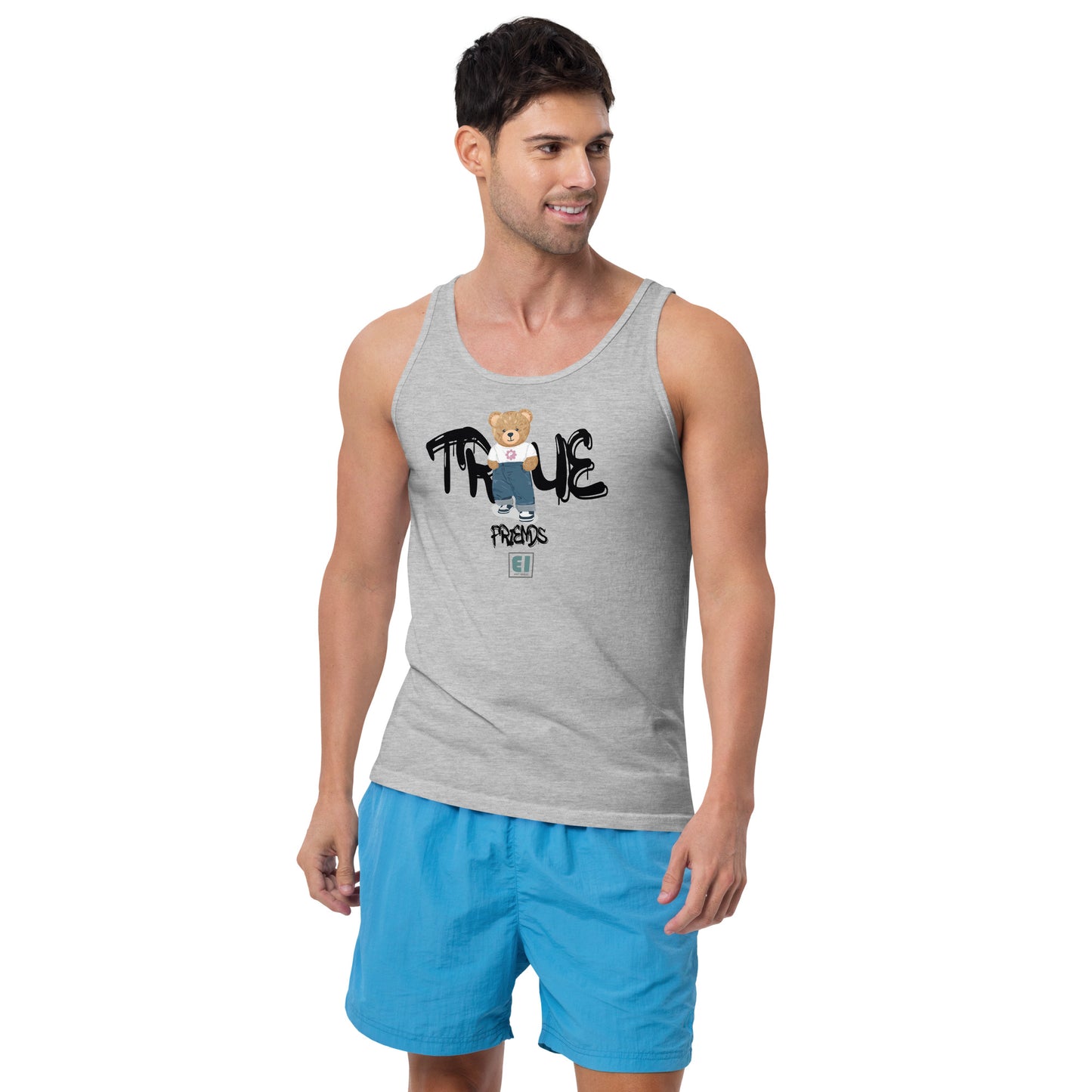 Men’s Staple Tank Top/Teddy-Bear-True