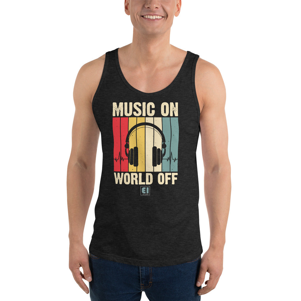 Men’s Staple Tank Top/Music-On