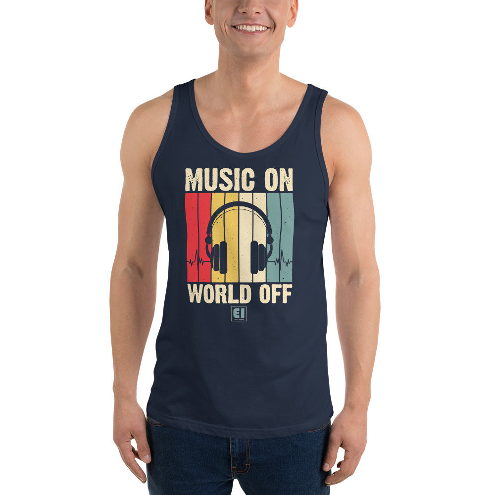 Men’s Staple Tank Top/Music-On